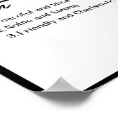 Oliver, jongen gepersonaliseerde naamsdefinitie poster (Hoek)