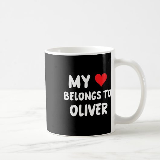 Oliver - Mijn hart is van Oliver - Liefde Koffiemok (Rechts)
