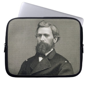 Oliver Otis Howard (1830-1909), gegraveerd door Ro Laptop Sleeve