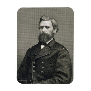 Oliver Otis Howard (1830-1909), gegraveerd door Ro Magneet