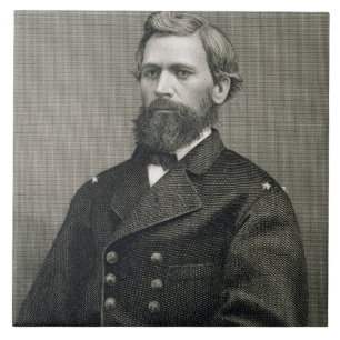 Oliver Otis Howard (1830-1909), gegraveerd door Ro Tegeltje
