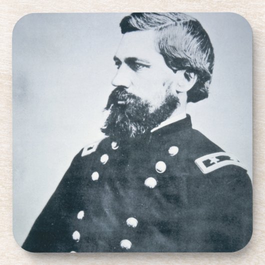 Oliver Otis Howard (foto) Bier Onderzetter (Voorkant)