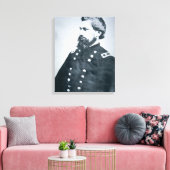 Oliver Otis Howard (foto) Canvas Afdruk (Insitu (Woonkamer))