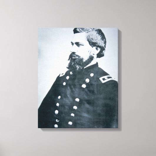 Oliver Otis Howard (foto) Canvas Afdruk (Voorkant)