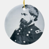 Oliver Otis Howard (foto) Keramisch Ornament (Achterkant)