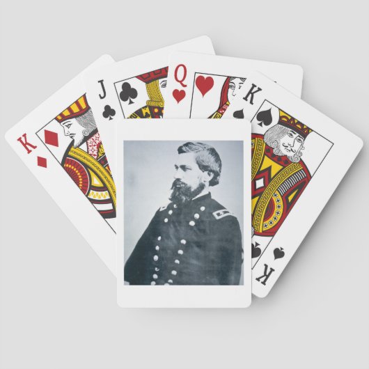 Oliver Otis Howard (foto) Speelkaarten (Achterkant)