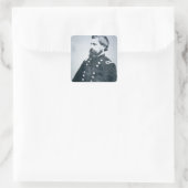 Oliver Otis Howard (foto) Vierkante Sticker (Tas)