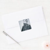 Oliver Otis Howard (foto) Vierkante Sticker (Envelop)
