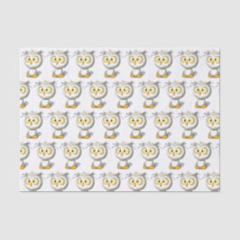 Oliver Owl Baby shower Tissue Gift Wrap Tissuepapier