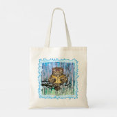 Oliver Owl Leest Tote Bag (Achterkant)