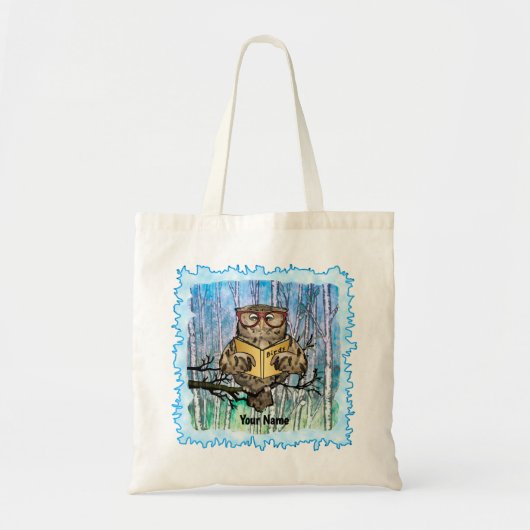 Oliver Owl Leest Tote Bag (Voorkant)
