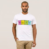 Oliver periodiek table name shirt (Voorkant volledig)