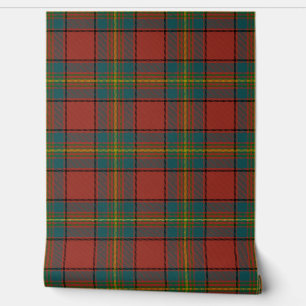 Oliver Red Tartan Plaid Schotse Clan Behang