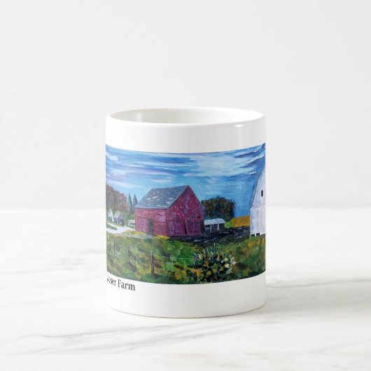 Oliver Reeser Boerderij Coffee Mok (Center)