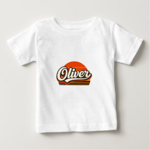 Oliver Retro Sunset Naamdesign op maat