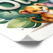 Oliver Safari Nursery Wall Art Poster (Hoek)