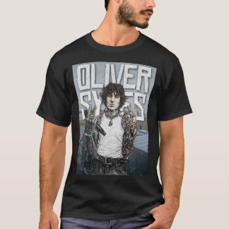 Oliver Sykes Illustratie – Rock Ster Portret T-shirt