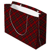 Oliver tartan red yellow blue plaid large cadeautasje (Achterkant Gekanteld)
