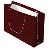Oliver tartan red yellow blue plaid large cadeautasje (Voorkant Gekanteld)