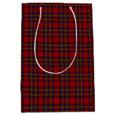 Oliver tartan red yellow blue plaid medium cadeauzakje (Voorkant)
