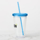 Oliver Tennis Acryl Drinkbeker (Links)