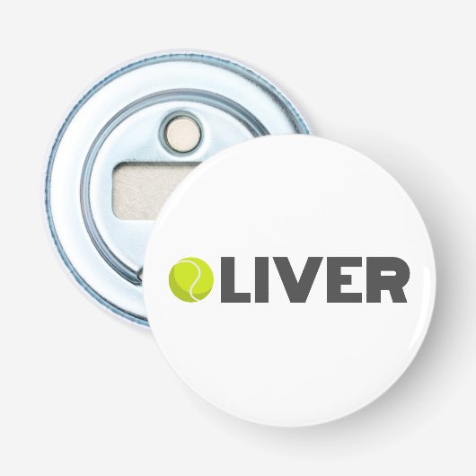 Oliver Tennis Button Flesopener (Voorkant)