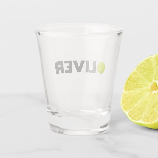 Oliver Tennis Shot Glas (Achterkant)