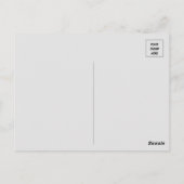 Oliver The Cats Cone of Shame Briefkaart (Achterkant)