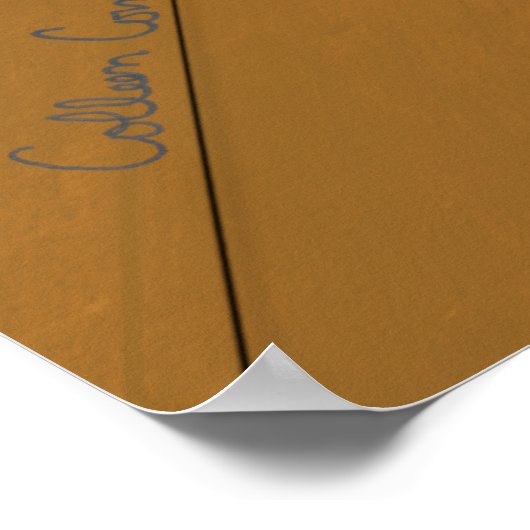 Oliver The Otter Carves a Pumpkin Poster (Hoek)