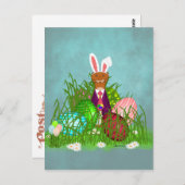 Oliver The Otter en de Great Easter Egg Hunt Briefkaart (Voorkant / Achterkant)