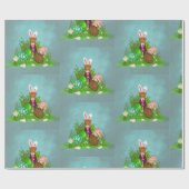 Oliver The Otter en de Great Easter Egg Hunt Cadeaupapier (Vlak)