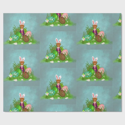 Oliver The Otter en de Great Easter Egg Hunt Cadeaupapier (Vlak)