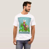 Oliver The Otter en de Great Easter Egg Hunt T-shirt (Voorkant volledig)