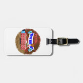 Oliver The Otter is 6 Years Old! Happy Birthday Bagagelabel (Voorkant horizontaal)