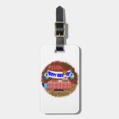 Oliver The Otter is 6 Years Old! Happy Birthday Bagagelabel (Voorkant verticaal)