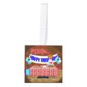 Oliver The Otter is 6 Years Old. Happy Birthday Decoratie (Voorkant)