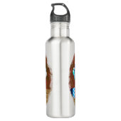 Oliver The Otter is 6 Years Old. Happy Birthday Waterfles (Achterkant)