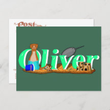 Oliver The Otter is op het strand