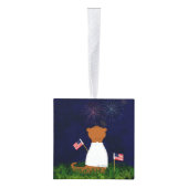 Oliver the Otter kijkt vuurwerk Decoratie (Rechts)