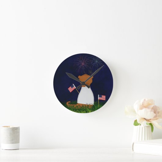 Oliver the Otter kijkt vuurwerk Ronde Klok (Huis)