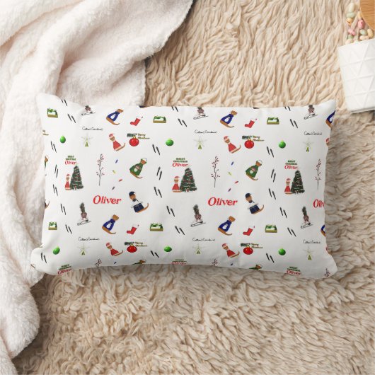 Oliver The Otter Random Pattern Kussen (Deken)