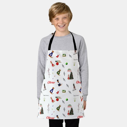 Oliver The Otter Random Pattern Schort (Gedragen)