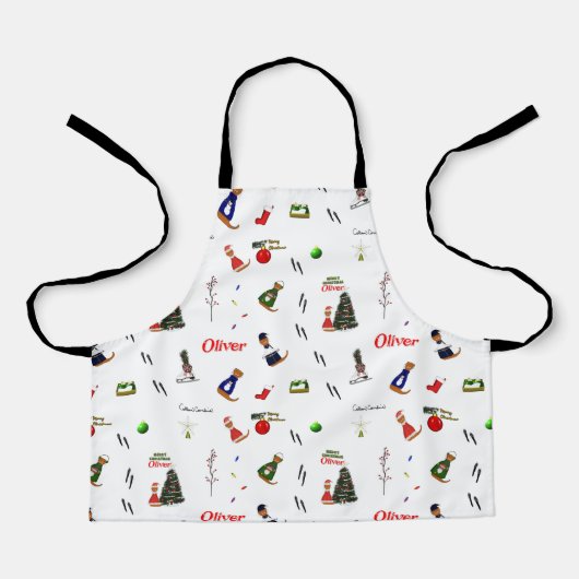 Oliver The Otter Random Pattern Schort (Voorkant)