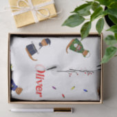 Oliver The Otter Random Pattern Tissuepapier (Geschenk)