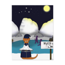 Oliver The Otter Schaatsen aan de rivier