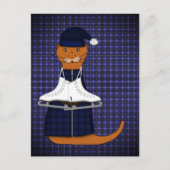 Oliver The Otter Schaatsen Briefkaart (Voorkant)