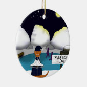 Oliver The Otter Schaatsen op het Ornament van de  (Rechts)