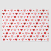 Oliver The Otter Valentijnsdag Patternn Tissuepapier (Voorkant)