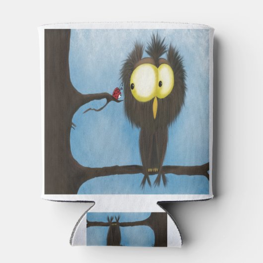 Oliver The Owl and the Ladybug Blikjeskoeler (Achterkant)