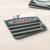 Oliver tractor boerderij onderzetter cadeaus (Linkerzijde)